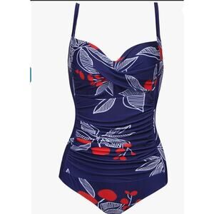 Ekouaer Women's One Piece Tummy Control Swimsuit